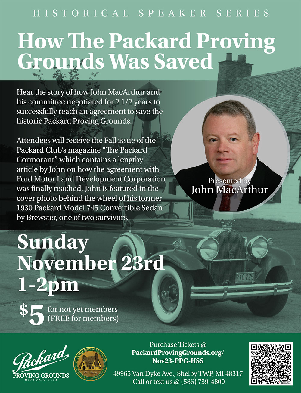 How the Packard Proving Grounds Was Saved | 20251123 | 13:00:00 - 14:00:00